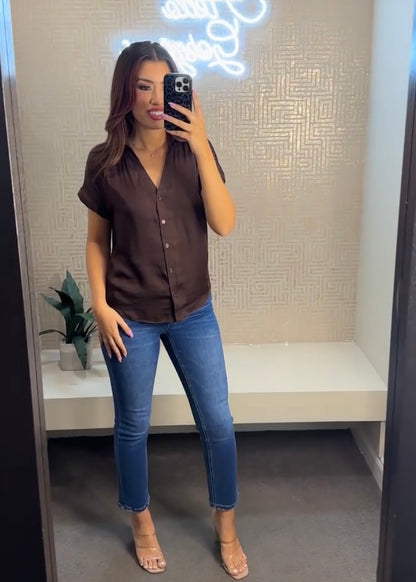 Charlotte Short Sleeve Blouse
