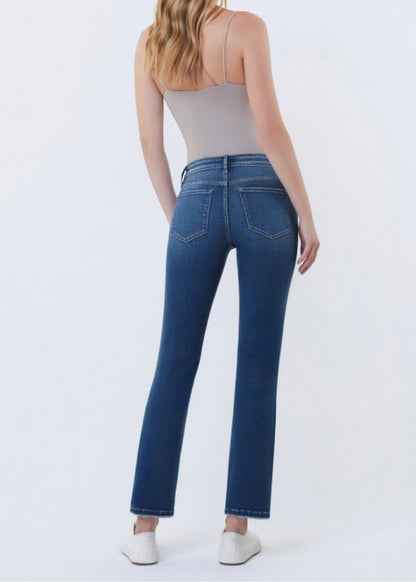 Liv Mid Rise Straight Jeans
