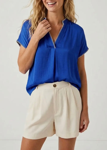 Pheobe Whipstitch Blouse