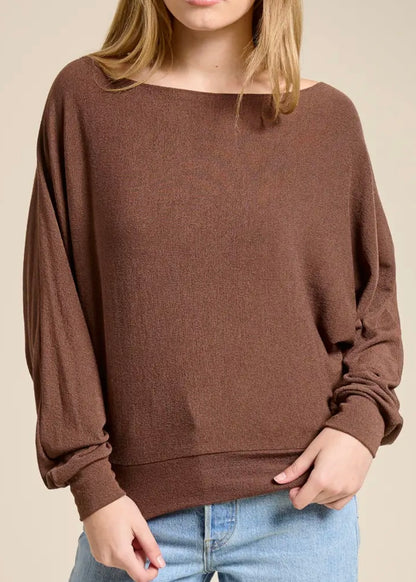 Misha Boatneck Knit Top