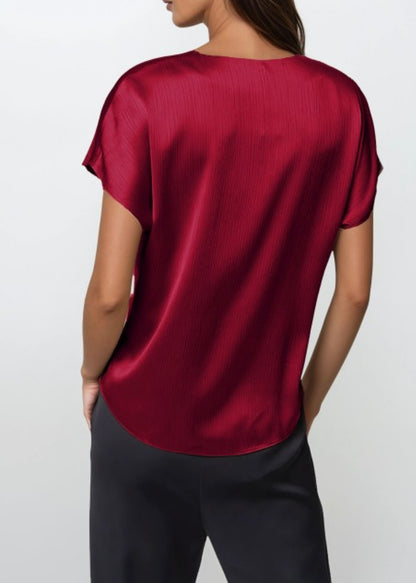 Rosaline Crinkle Satin Blouse