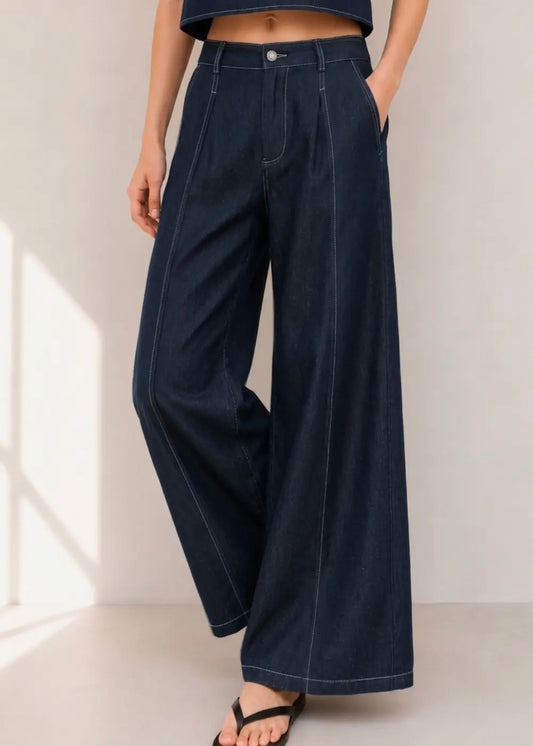 Elegant Escape Wide Leg Denim