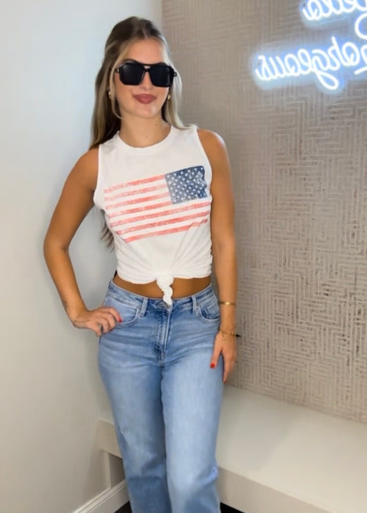 Vintage American Graphic Tank Top