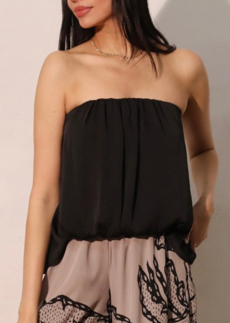 Kimmie Strapless Bubble Top