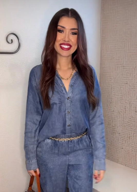 Shirley Button Down Tencel Shirt