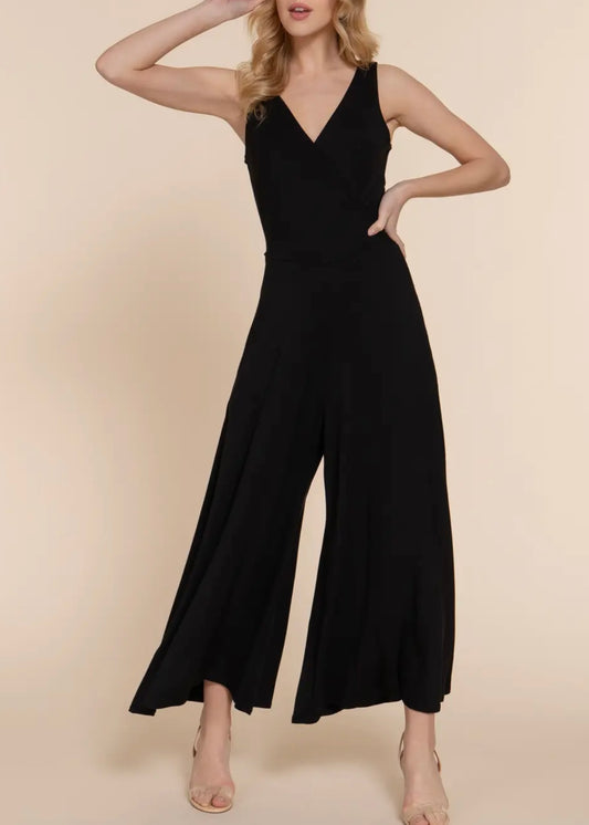 Raquel Surplice Knit Jumpsuit
