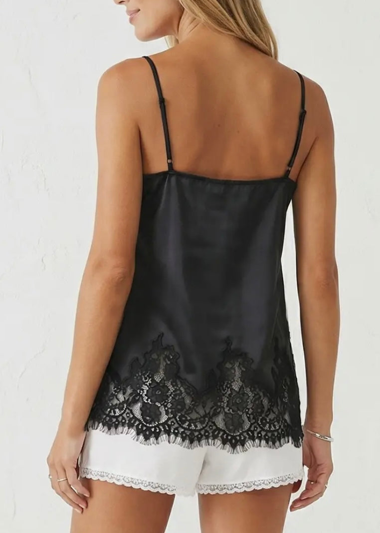 Deserae Lace Trim Cami