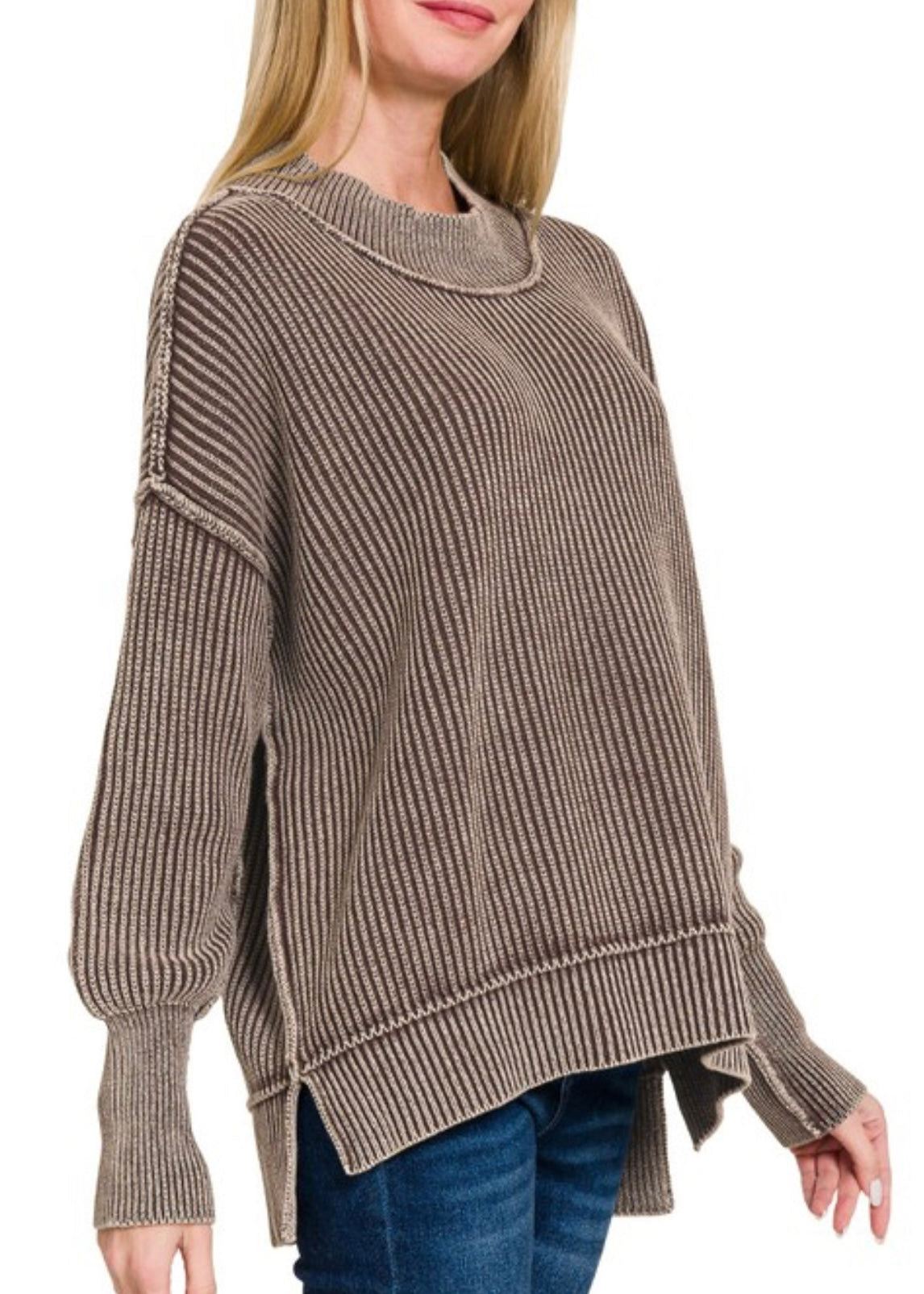Mandie Oversized Cropped Sweater