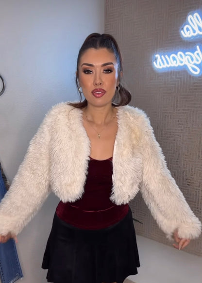 Fall Feelings Cropped Jacket