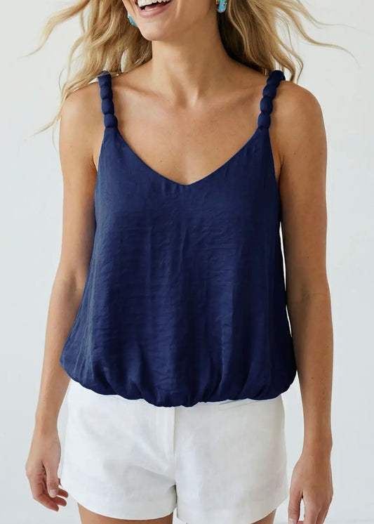 Roz Bubble Hem Tank Top