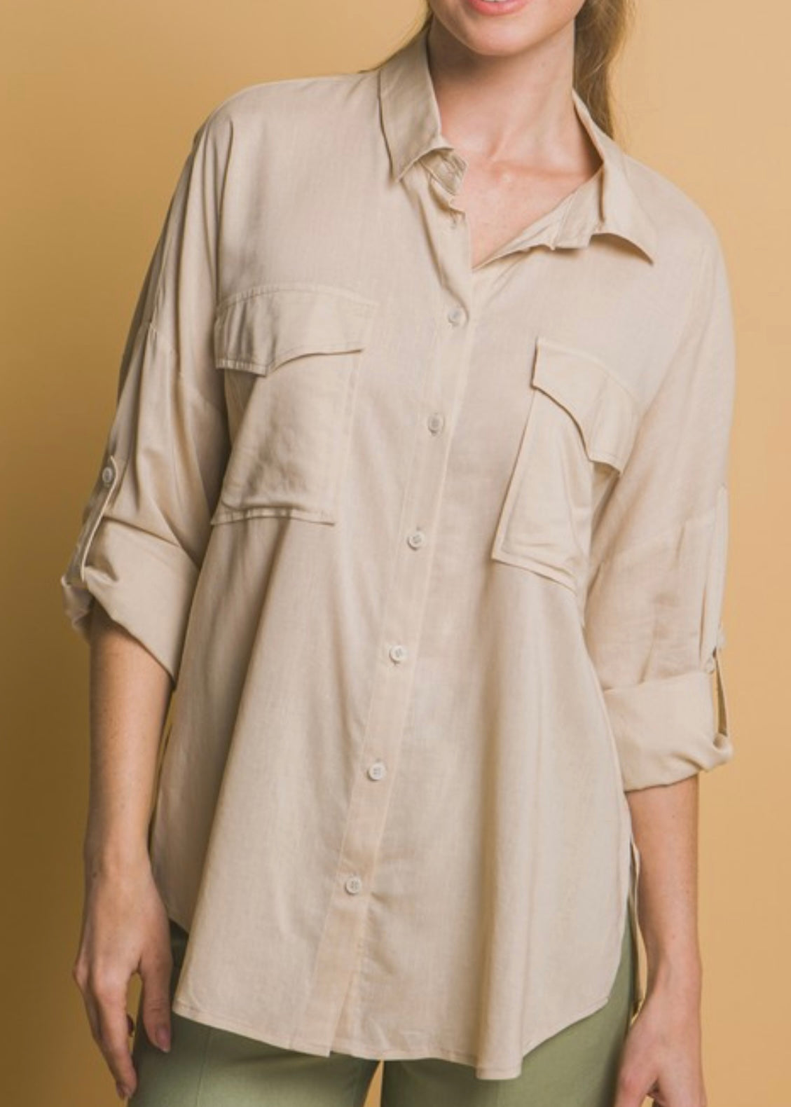 Colette Oversized Linen Shirt