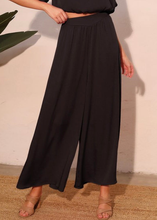 Elanor Matte Crepe Swing Pants