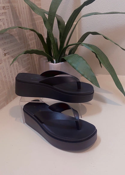 Thong Wedge Sandal