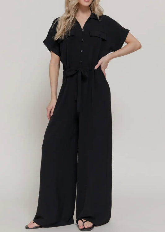 Cassidy Button Up Jumpsuit