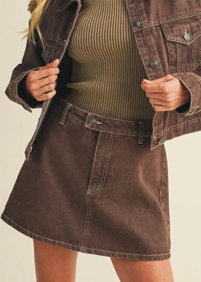 Felicia Denim Skort
