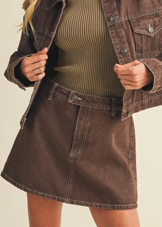 Felicia Denim Skort