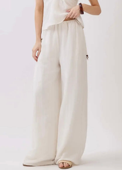 Vianne Tie Detail Wide Leg Pants