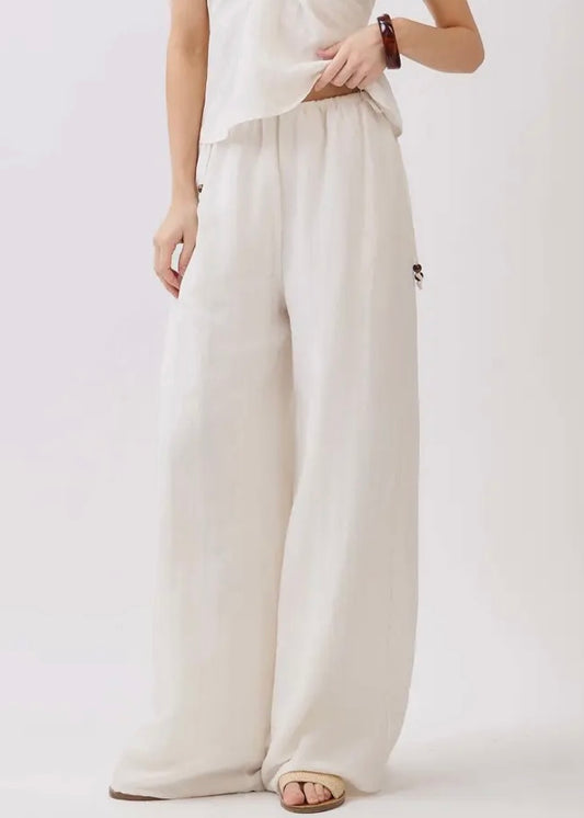 Vianne Tie Detail Wide Leg Pants
