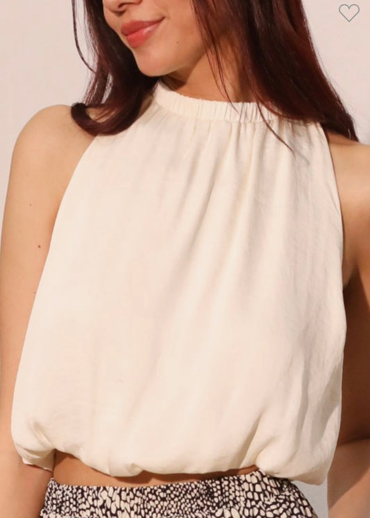 Dahlia Silk Elastic Top