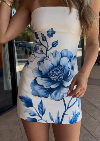 Garden Story Floral Mini Dress