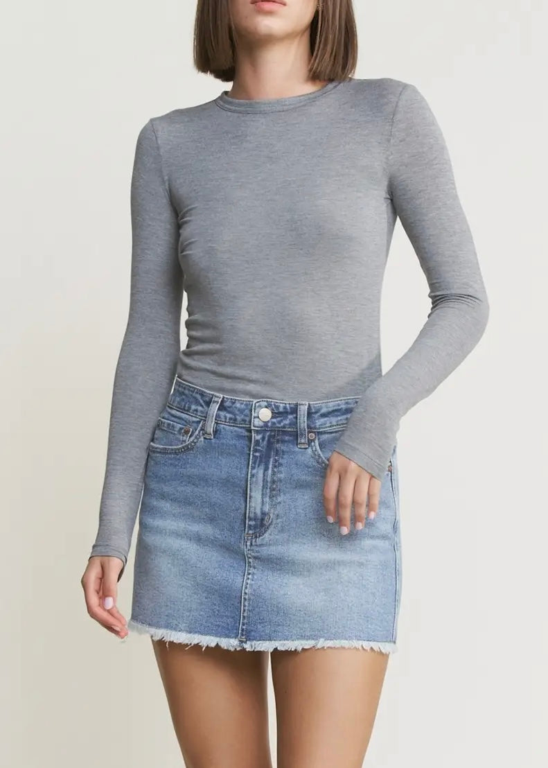 As You Are Denim Mini Skirt