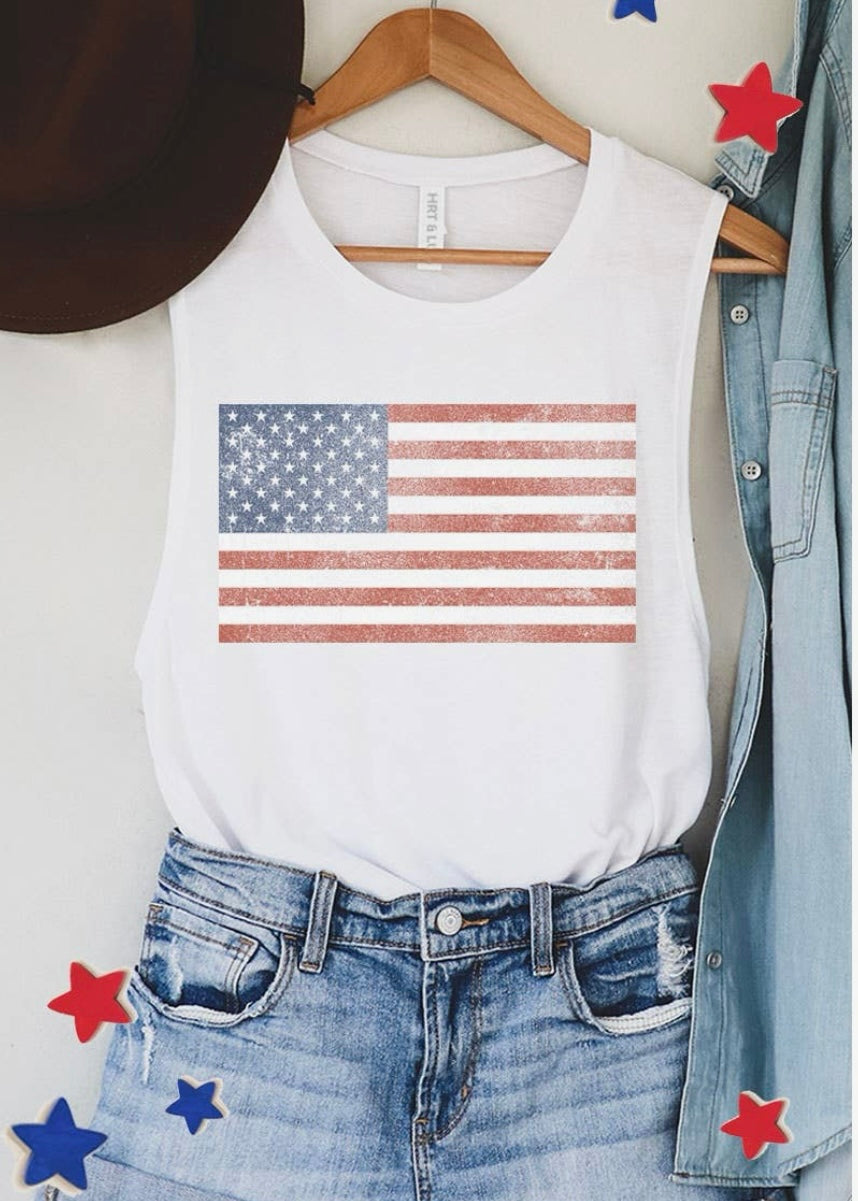 Vintage American Graphic Tank Top