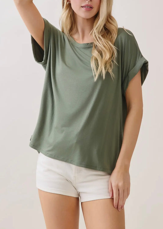 Sharron Crew Neck Short Sleeve Top