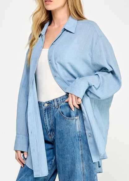 Estelle Button Down Oversized Shirt