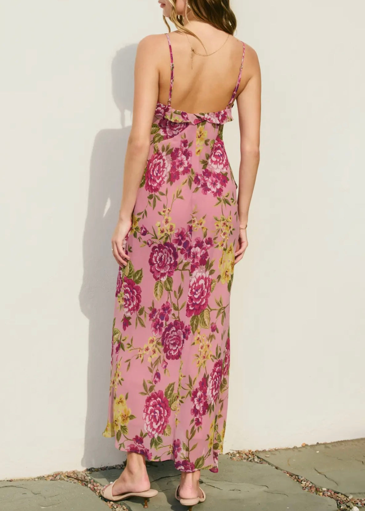 Garden Grace Floral Maxi Dress