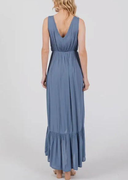 Kayleigh Ruffled Surplice Maxi Dress
