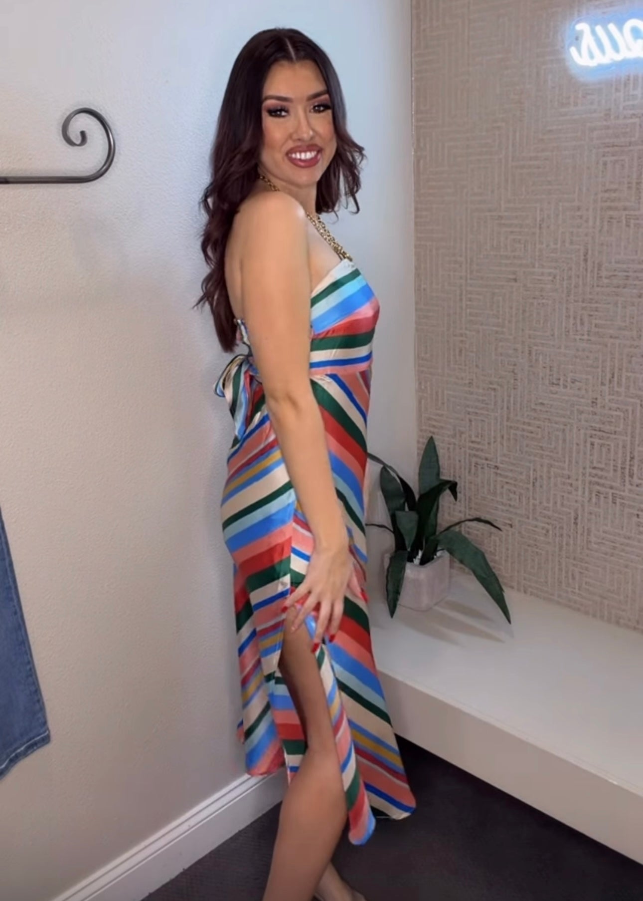 Color Rush Midi Tube Dress