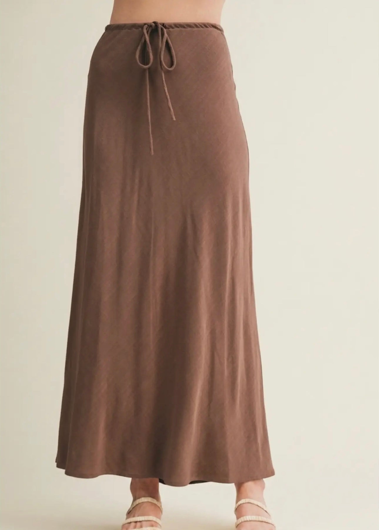 Kassie Drawstring Maxi Skirt