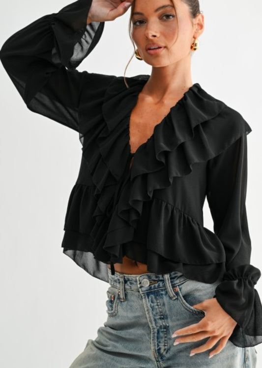 Nori Ruffle Blouse