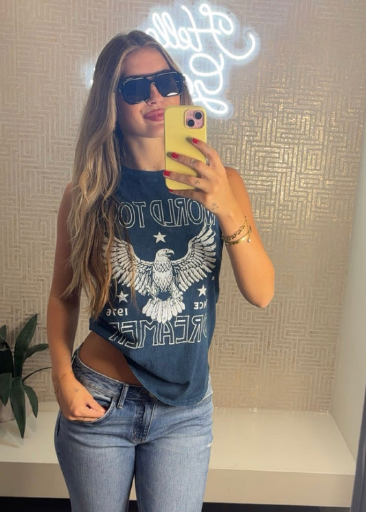 World Tour Graphic Tank Top
