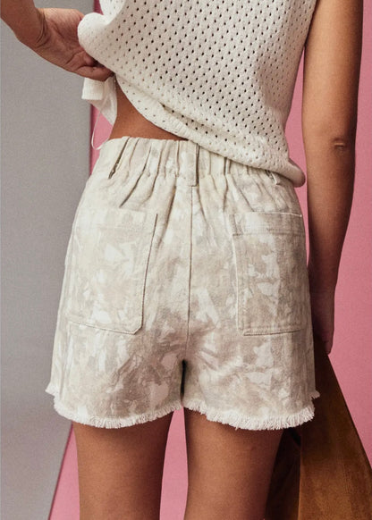 Taylor Camo Wash Denim Shorts