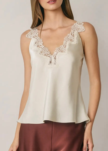 Secrets Out Lace Trim Cami