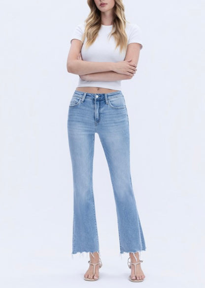 Lillia High Rise Kick Flare Jeans