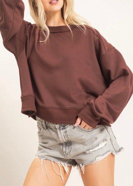 Nellie Ribbed Crew Neck Sweater