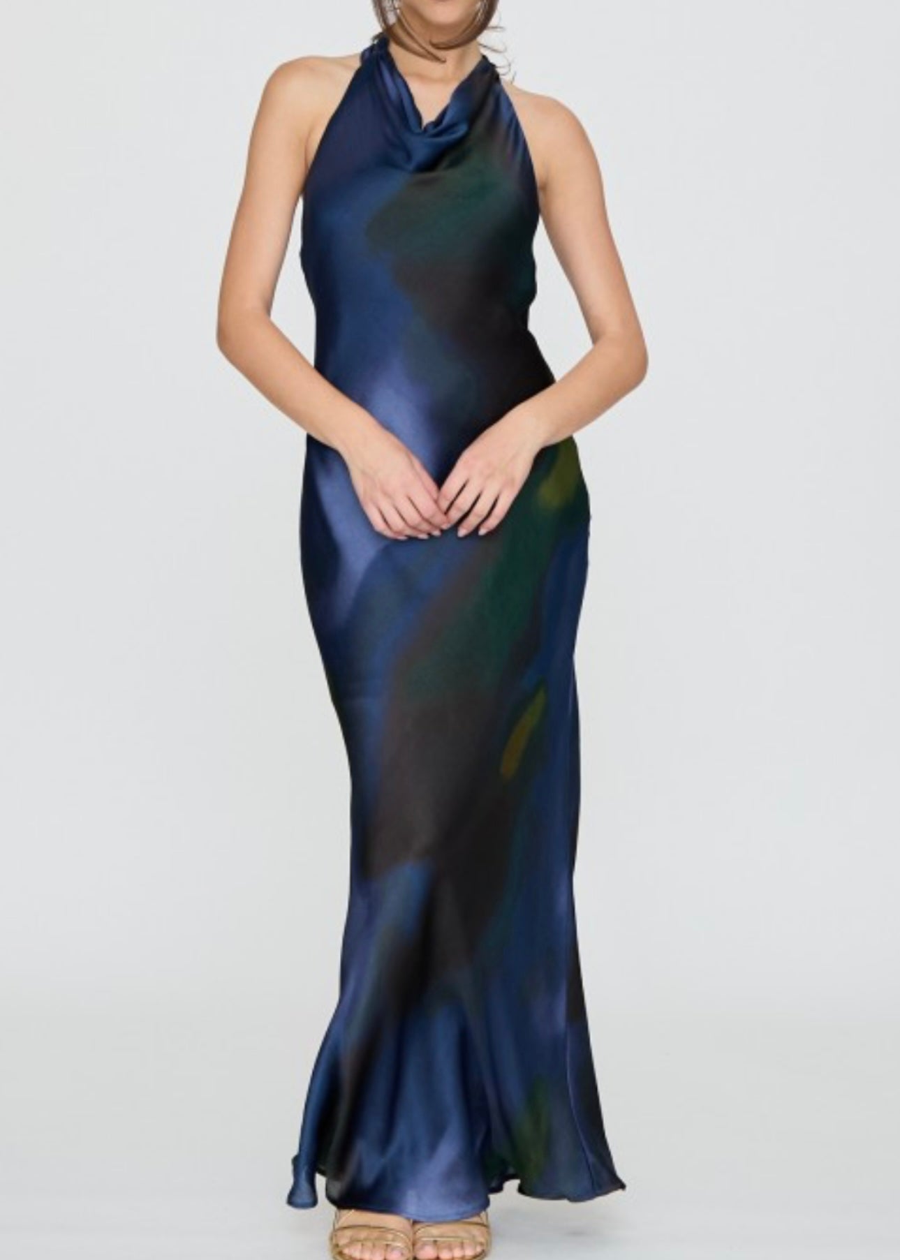 Summer Dream High Neck Maxi Dress