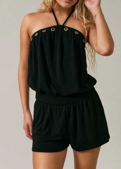 Jaylene Halter Neck Playsuit