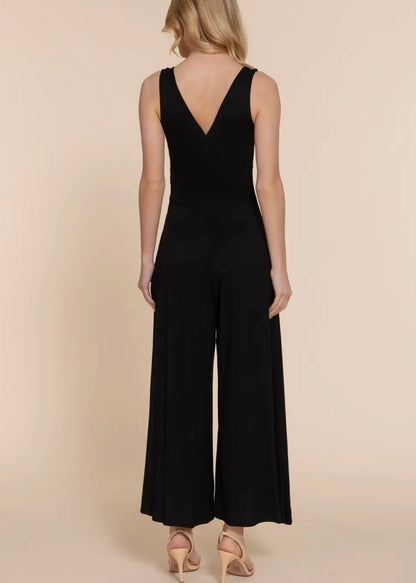 Raquel Surplice Knit Jumpsuit