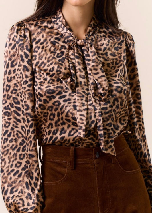 Wild grace Leopard Blouse