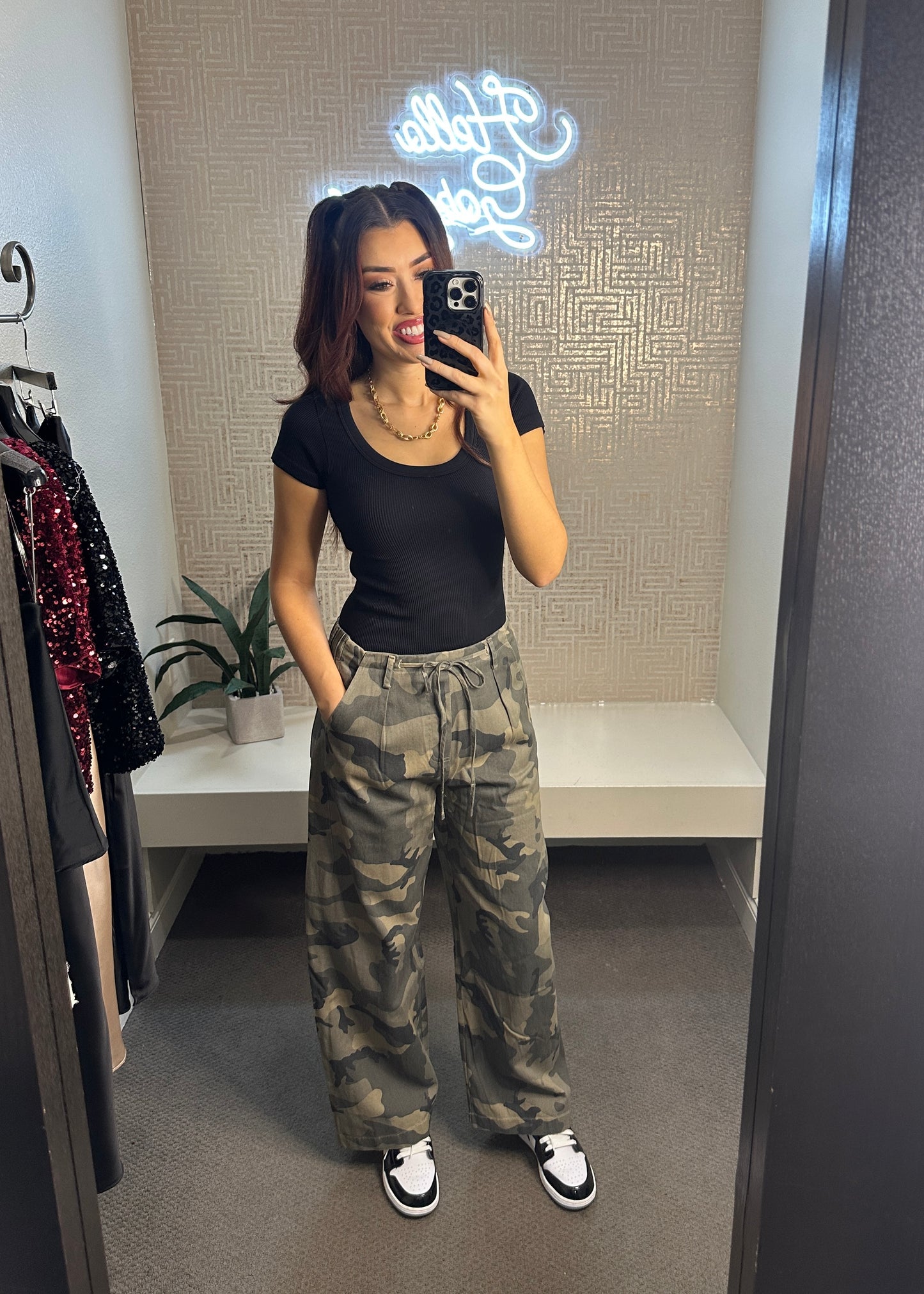 Paulina Camo Pants