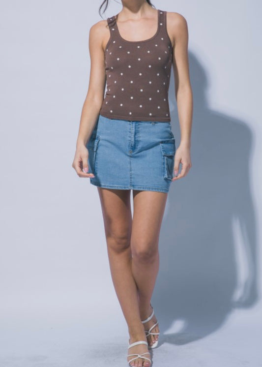 Simple Polka Dot Tank