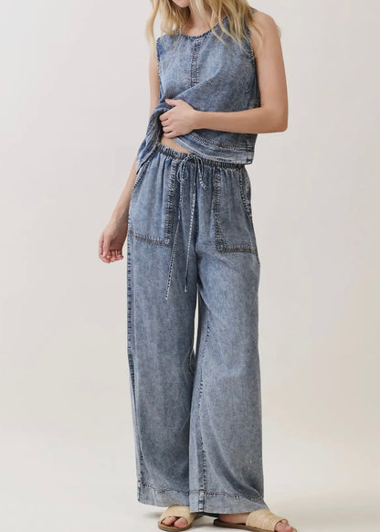 Yesenia Tencel Washed Pants