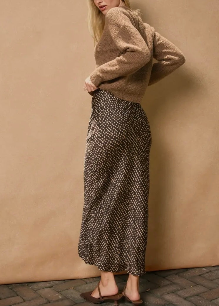 Social Gathering Midi Skirt