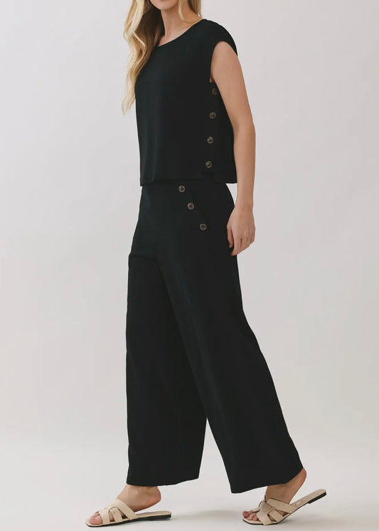Lianne Button Detail Pant