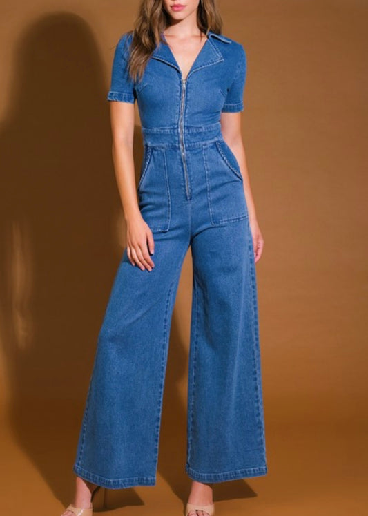 Danita Denim Jumpsuit