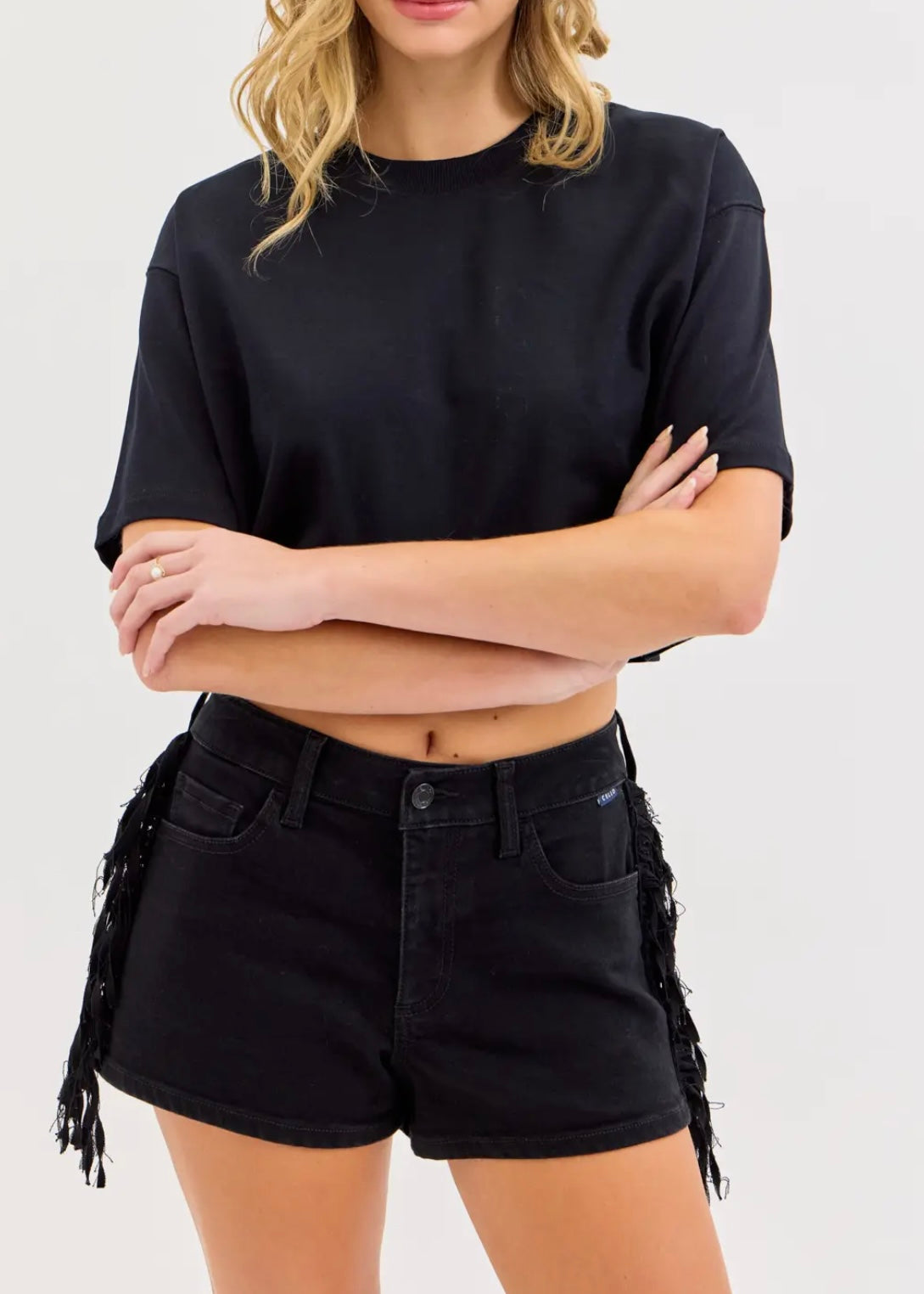 Day Rebel Fringe Detail Shorts