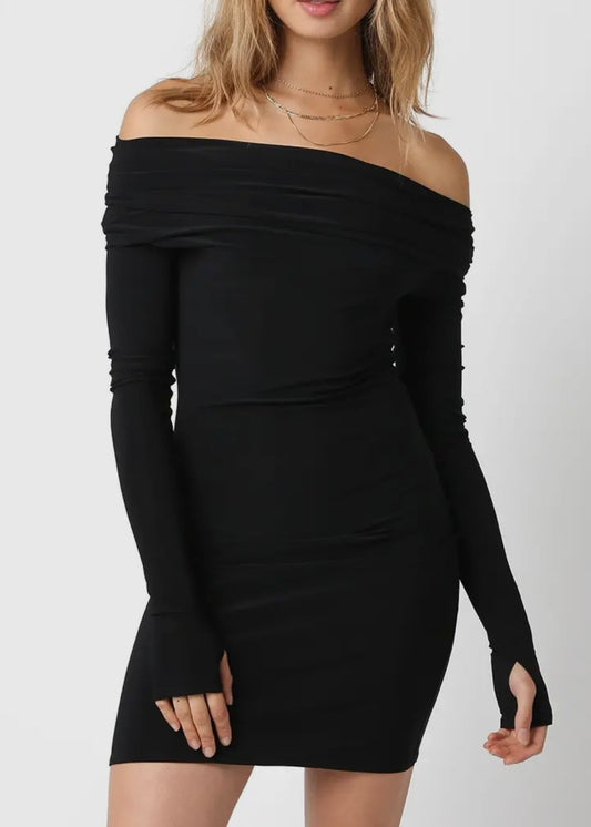 Noah Off Shoulder Mini Dress
